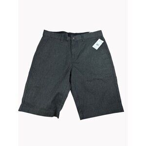 Volcom Mens 31 Vmonty Stretch Chino Shorts Charcoal Gray New